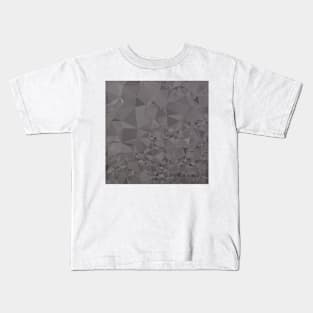 Trolley Grey Abstract Low Polygon Background Kids T-Shirt